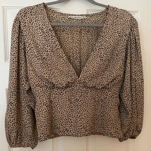 Animal Print Blouse